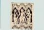 Wing, right (fragment of a diptych), 2 registers, 3 arches across (frise d'arcatures) (Front)