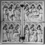Diptych, 2 registers, 3 arches across (frise d'arcatures) (Front)