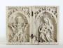 Diptych, 1 register, 1 arch across (plaquettes) (Front)
