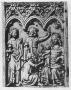 Wing, left (fragment of a diptych), 1 register, 3 arches across (plaquette; frise d'arcatures) (Front)