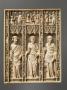Openwork panel (possibly fragment of the binding of a book or fragment of a diptych), 2 registers (plaque ajourée) (Front)