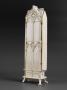 Gabled polyptych, 2 registers, with arches (tabernacle; colonnettes; frise d'arcatures) (Back, closed)