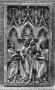 Wing, left (fragment of a diptych), 1 register, 3 arches across (plaquette; frise d'arcatures) (Front)