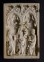 Wing, left (fragment of a diptych), 1 register, 2 arches across (frise d'arcatures; plaquette) (Front)