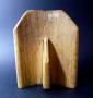 Pax with truncated gable, 1 ogee arch across (baiser de paix) (Back)