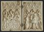 Diptych, 1 register, 3 arches across (plaquettes; frise d'arcatures) (Front)