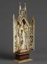 Gabled polyptych (tabernacle; frise d'arcatures; colonnettes) (Front (open))