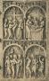 Diptych, 2 registers, 2 arches across (colonnettes; frise d'arcatures) (Wing, right)
