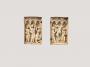 Diptych, 1 register, 3 arches across (plaquettes; frise d'arcatures) (Front)