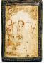 Panel (probably wing, left; fragment of a diptych), 1 register, 1 arch across (plaquette; frise d'arcatures) (Back)