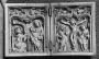 Diptych, 1 register, 1 ogee arch (plaquettes; colonnettes) (Front)