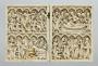 Diptych, 2 registers, 5 arches across (frise d'arcatures) (Front)