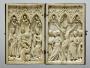 Diptych, 1 register, 3 arches across (plaquette; frise d'arcatures) (Front)