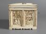 Casket, with ogee arches (coffret) (End, left)