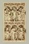 Wing, left (fragment of a diptych), 2 registers, 3 arches across (frise d'arcatures) (Front)
