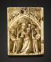 Wing, left (fragment of a diptych), 1 register, 1 arch across (plaquette) (Front)